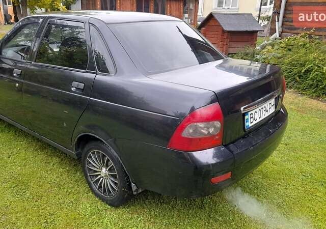 Черный ВАЗ 2170 Priora, объемом двигателя 1.6 л и пробегом 216 тыс. км за 1700 $, фото 1 на Automoto.ua