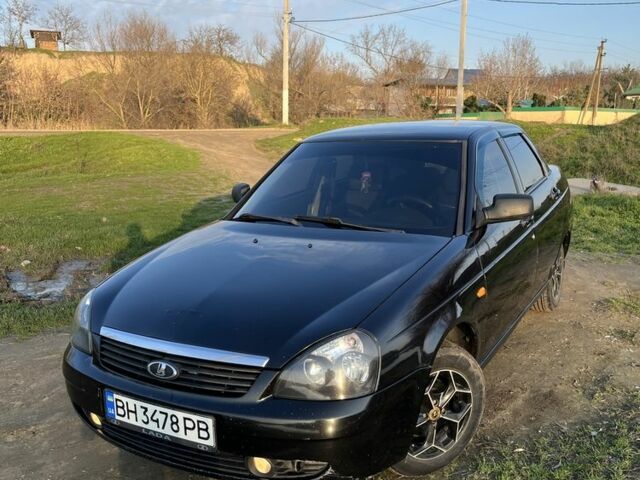 Черный ВАЗ 2170 Priora, объемом двигателя 1.6 л и пробегом 326 тыс. км за 2500 $, фото 3 на Automoto.ua