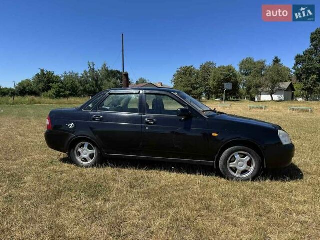 Черный ВАЗ 2170 Priora, объемом двигателя 1.6 л и пробегом 280 тыс. км за 1600 $, фото 1 на Automoto.ua