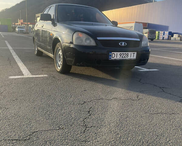 Черный ВАЗ 2170 Priora, объемом двигателя 1.6 л и пробегом 230 тыс. км за 1750 $, фото 2 на Automoto.ua