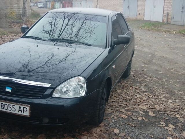 Черный ВАЗ 2170 Priora, объемом двигателя 1.6 л и пробегом 121 тыс. км за 3200 $, фото 1 на Automoto.ua