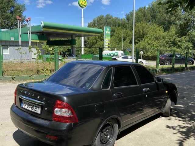 Черный ВАЗ 2170 Priora, объемом двигателя 1.6 л и пробегом 180 тыс. км за 1650 $, фото 2 на Automoto.ua