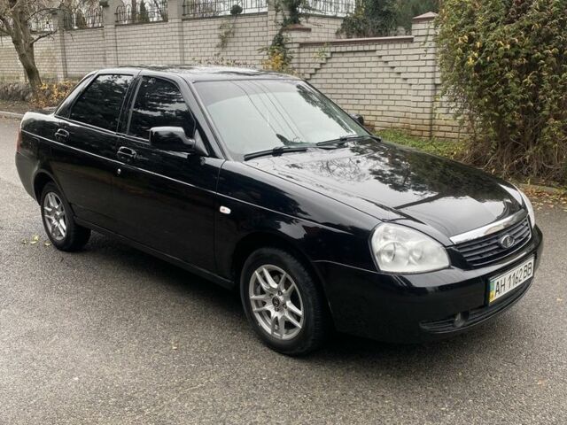 Черный ВАЗ 2170 Priora, объемом двигателя 1.6 л и пробегом 182 тыс. км за 3200 $, фото 6 на Automoto.ua