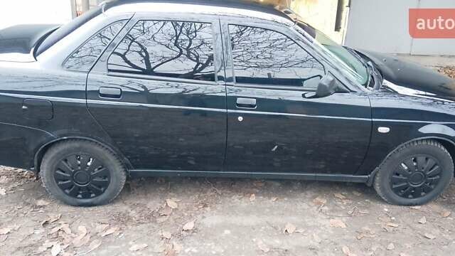 Черный ВАЗ 2170 Priora, объемом двигателя 1.6 л и пробегом 121 тыс. км за 3000 $, фото 3 на Automoto.ua