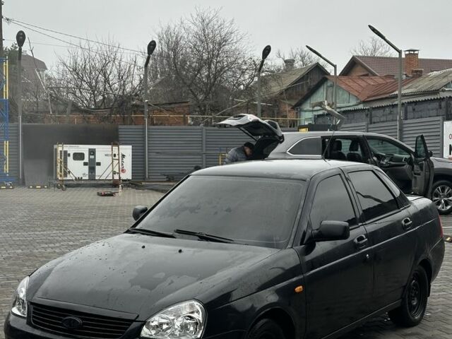 Черный ВАЗ 2170 Priora, объемом двигателя 1.6 л и пробегом 242 тыс. км за 1600 $, фото 4 на Automoto.ua