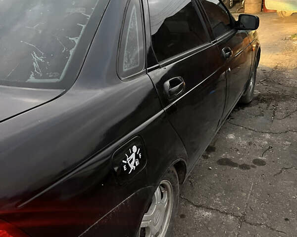 Чорний ВАЗ 2170 Priora, об'ємом двигуна 1.6 л та пробігом 999 тис. км за 1600 $, фото 2 на Automoto.ua