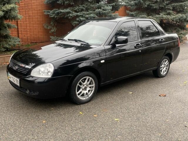 Черный ВАЗ 2170 Priora, объемом двигателя 1.6 л и пробегом 182 тыс. км за 3200 $, фото 3 на Automoto.ua