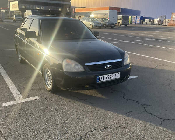 Черный ВАЗ 2170 Priora, объемом двигателя 1.6 л и пробегом 230 тыс. км за 1750 $, фото 1 на Automoto.ua