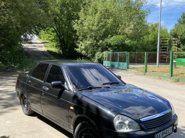 Черный ВАЗ 2170 Priora, объемом двигателя 1.6 л и пробегом 180 тыс. км за 1650 $, фото 1 на Automoto.ua