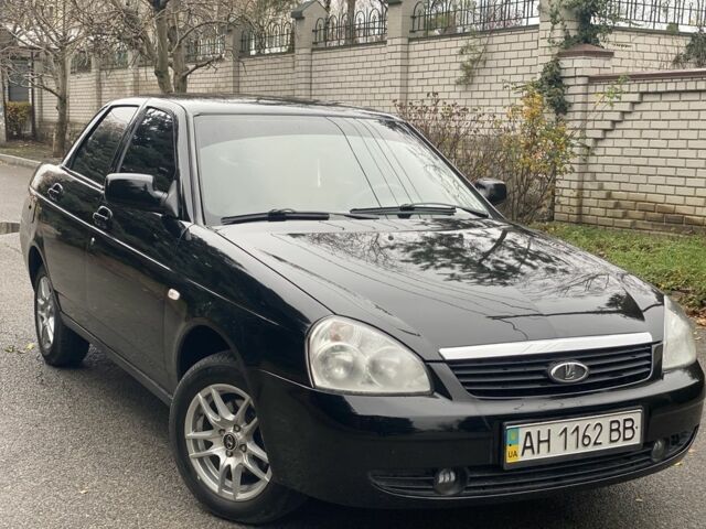 Черный ВАЗ 2170 Priora, объемом двигателя 1.6 л и пробегом 182 тыс. км за 3200 $, фото 7 на Automoto.ua