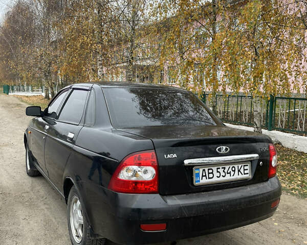Черный ВАЗ 2170 Priora, объемом двигателя 1.6 л и пробегом 158 тыс. км за 3050 $, фото 2 на Automoto.ua