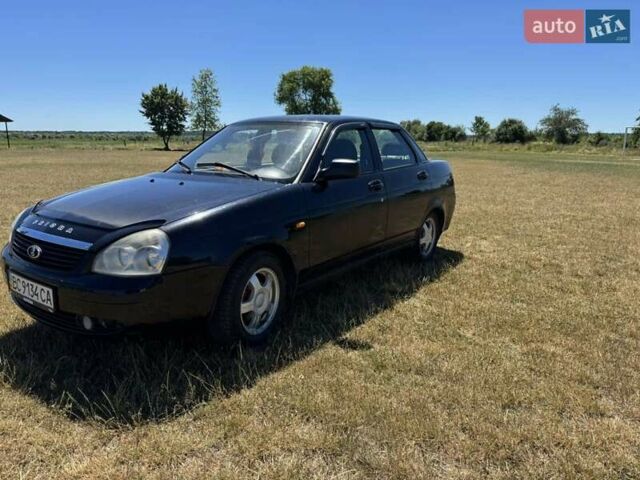 Черный ВАЗ 2170 Priora, объемом двигателя 1.6 л и пробегом 280 тыс. км за 1600 $, фото 3 на Automoto.ua