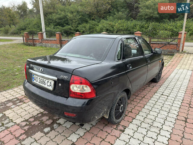 Чорний ВАЗ 2170 Priora, об'ємом двигуна 1.6 л та пробігом 165 тис. км за 1650 $, фото 3 на Automoto.ua