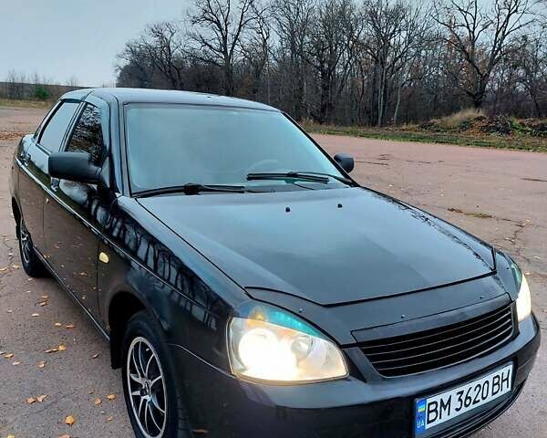 Черный ВАЗ 2170 Priora, объемом двигателя 1.6 л и пробегом 157 тыс. км за 2700 $, фото 5 на Automoto.ua