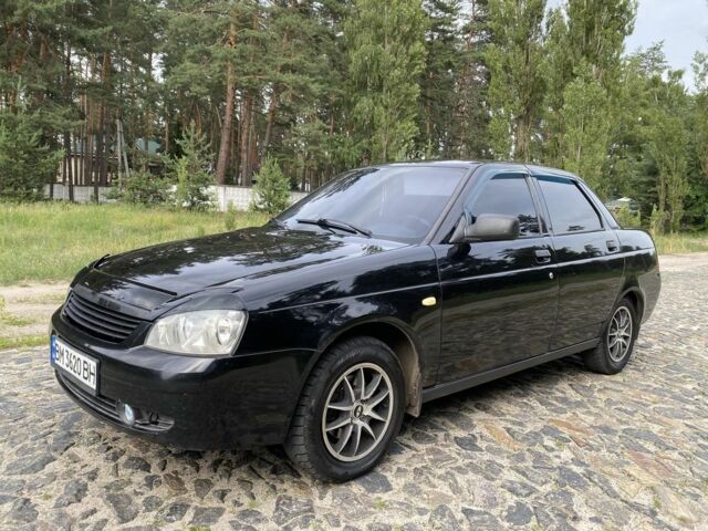 Черный ВАЗ 2170 Priora, объемом двигателя 1.6 л и пробегом 185 тыс. км за 2450 $, фото 2 на Automoto.ua