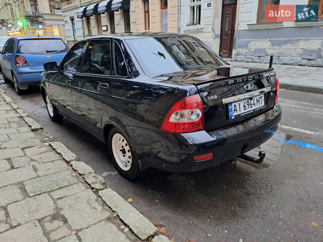 Черный ВАЗ 2170 Priora, объемом двигателя 1.6 л и пробегом 60 тыс. км за 5000 $, фото 1 на Automoto.ua