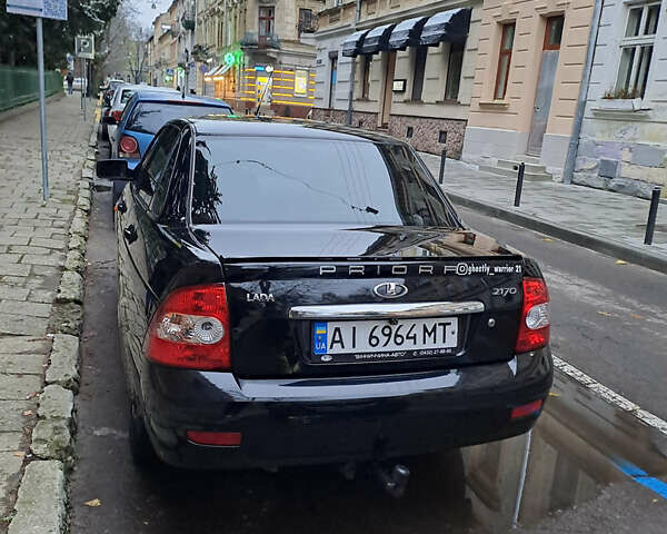 Черный ВАЗ 2170 Priora, объемом двигателя 1.6 л и пробегом 60 тыс. км за 5000 $, фото 4 на Automoto.ua