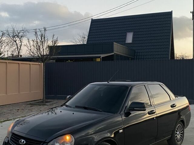 Черный ВАЗ 2170 Priora, объемом двигателя 1.6 л и пробегом 270 тыс. км за 3650 $, фото 4 на Automoto.ua