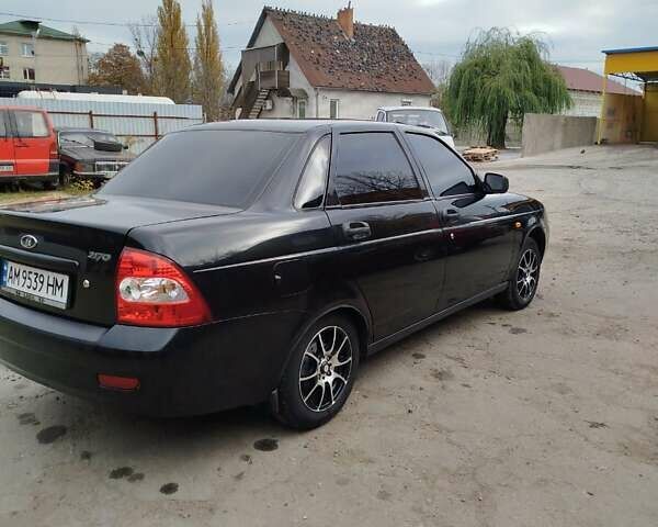 Чорний ВАЗ 2170 Priora, об'ємом двигуна 1.6 л та пробігом 172 тис. км за 3800 $, фото 4 на Automoto.ua