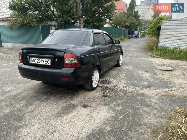 Черный ВАЗ 2170 Priora, объемом двигателя 1.6 л и пробегом 200 тыс. км за 1850 $, фото 1 на Automoto.ua