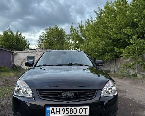 Черный ВАЗ 2170 Priora, объемом двигателя 1.6 л и пробегом 165 тыс. км за 4300 $, фото 3 на Automoto.ua