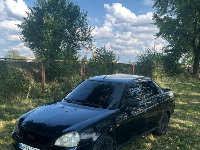Черный ВАЗ 2170 Priora, объемом двигателя 1.6 л и пробегом 219 тыс. км за 2100 $, фото 1 на Automoto.ua