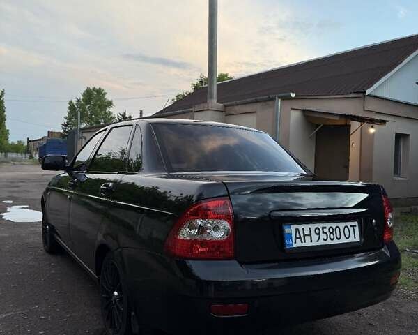 Черный ВАЗ 2170 Priora, объемом двигателя 1.6 л и пробегом 165 тыс. км за 4300 $, фото 6 на Automoto.ua