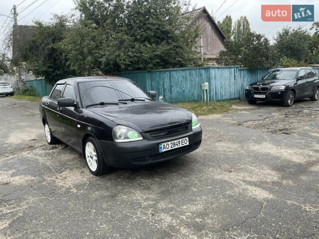 Черный ВАЗ 2170 Priora, объемом двигателя 1.6 л и пробегом 200 тыс. км за 1999 $, фото 1 на Automoto.ua