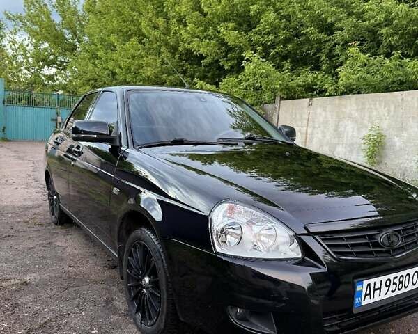 Черный ВАЗ 2170 Priora, объемом двигателя 1.6 л и пробегом 165 тыс. км за 4300 $, фото 7 на Automoto.ua
