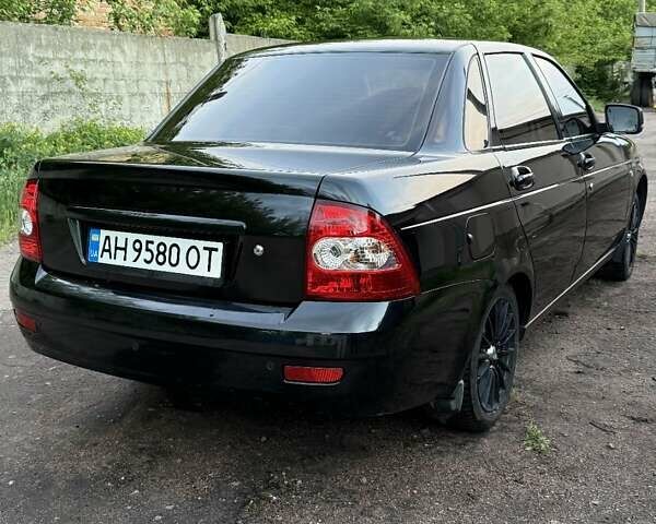 Черный ВАЗ 2170 Priora, объемом двигателя 1.6 л и пробегом 165 тыс. км за 4300 $, фото 1 на Automoto.ua