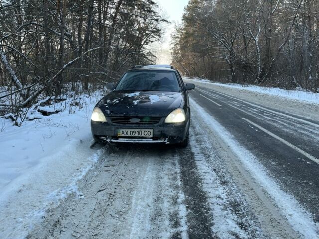 Черный ВАЗ 2170 Priora, объемом двигателя 1.6 л и пробегом 300 тыс. км за 1600 $, фото 2 на Automoto.ua