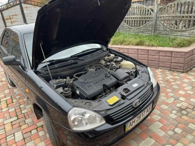 Черный ВАЗ 2170 Priora, объемом двигателя 1.6 л и пробегом 122 тыс. км за 3200 $, фото 7 на Automoto.ua