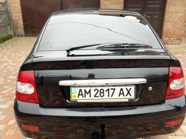 Черный ВАЗ 2170 Priora, объемом двигателя 1.6 л и пробегом 122 тыс. км за 3200 $, фото 3 на Automoto.ua