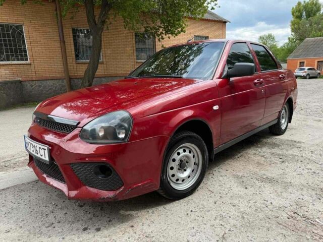 Красный ВАЗ 2170 Priora, объемом двигателя 1.6 л и пробегом 127 тыс. км за 2300 $, фото 5 на Automoto.ua