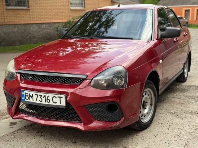 Красный ВАЗ 2170 Priora, объемом двигателя 1.6 л и пробегом 127 тыс. км за 2300 $, фото 3 на Automoto.ua