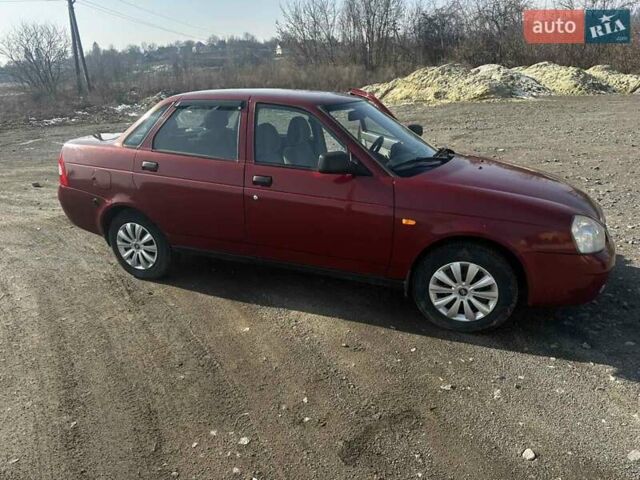 Червоний ВАЗ 2170 Priora, об'ємом двигуна 1.6 л та пробігом 186 тис. км за 2600 $, фото 2 на Automoto.ua