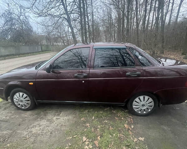 Красный ВАЗ 2170 Priora, объемом двигателя 1.6 л и пробегом 237 тыс. км за 2600 $, фото 4 на Automoto.ua