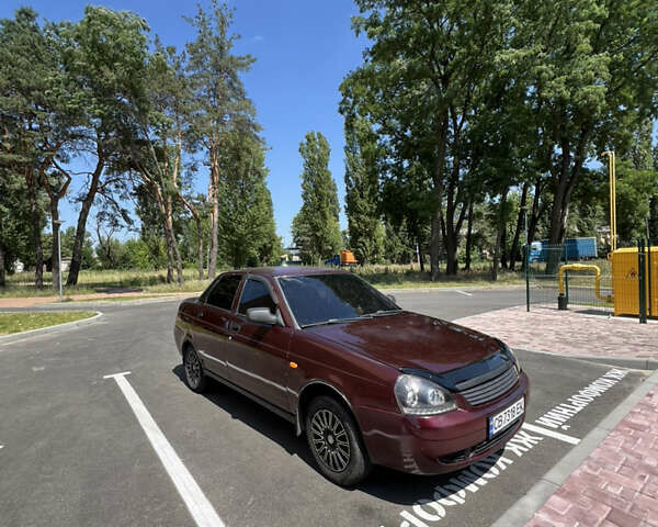 Красный ВАЗ 2170 Priora, объемом двигателя 1.6 л и пробегом 230 тыс. км за 1900 $, фото 6 на Automoto.ua