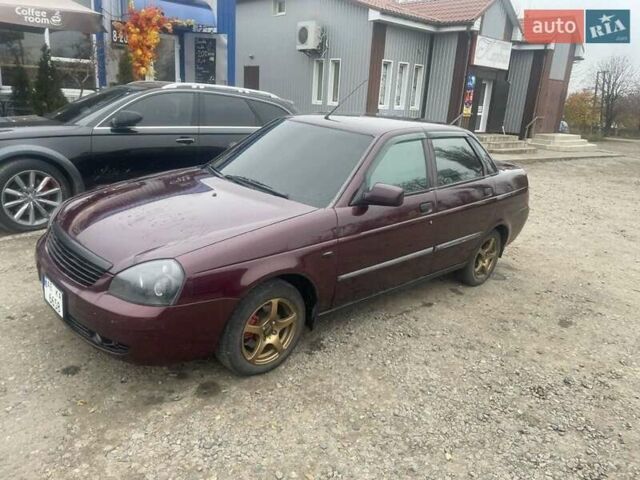 Красный ВАЗ 2170 Priora, объемом двигателя 1.6 л и пробегом 197 тыс. км за 3150 $, фото 4 на Automoto.ua