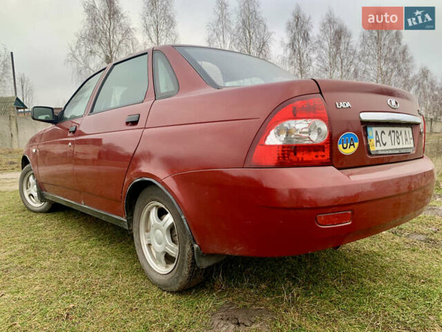 Червоний ВАЗ 2170 Priora, об'ємом двигуна 1.6 л та пробігом 182 тис. км за 2300 $, фото 5 на Automoto.ua