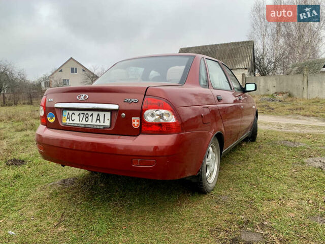 Червоний ВАЗ 2170 Priora, об'ємом двигуна 1.6 л та пробігом 182 тис. км за 2300 $, фото 4 на Automoto.ua