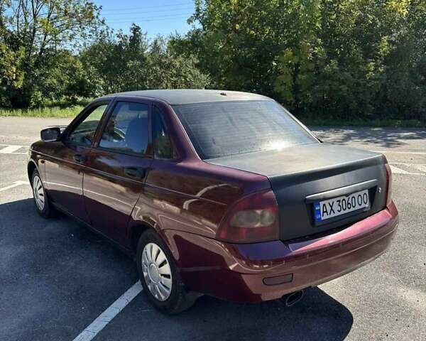 Красный ВАЗ 2170 Priora, объемом двигателя 1.6 л и пробегом 146 тыс. км за 1850 $, фото 8 на Automoto.ua