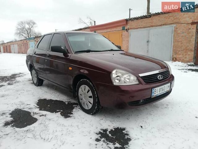 Красный ВАЗ 2170 Priora, объемом двигателя 1.6 л и пробегом 320 тыс. км за 2500 $, фото 7 на Automoto.ua