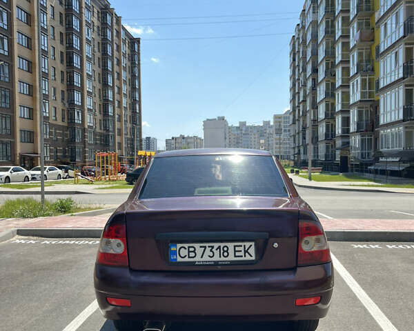 Красный ВАЗ 2170 Priora, объемом двигателя 1.6 л и пробегом 230 тыс. км за 1900 $, фото 2 на Automoto.ua