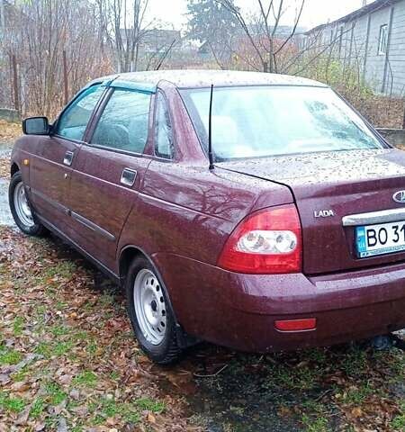 Красный ВАЗ 2170 Priora, объемом двигателя 1.6 л и пробегом 238 тыс. км за 1799 $, фото 5 на Automoto.ua