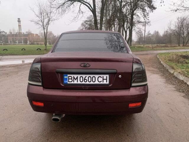 Красный ВАЗ 2170 Priora, объемом двигателя 1.6 л и пробегом 135 тыс. км за 3000 $, фото 2 на Automoto.ua