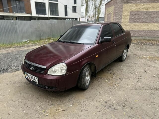 Красный ВАЗ 2170 Priora, объемом двигателя 1.6 л и пробегом 178 тыс. км за 1200 $, фото 3 на Automoto.ua