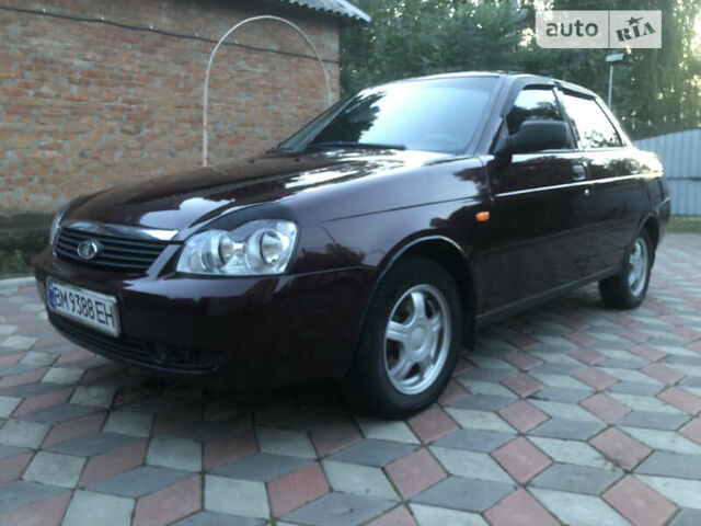 Красный ВАЗ 2170 Priora, объемом двигателя 1.6 л и пробегом 190 тыс. км за 2900 $, фото 5 на Automoto.ua