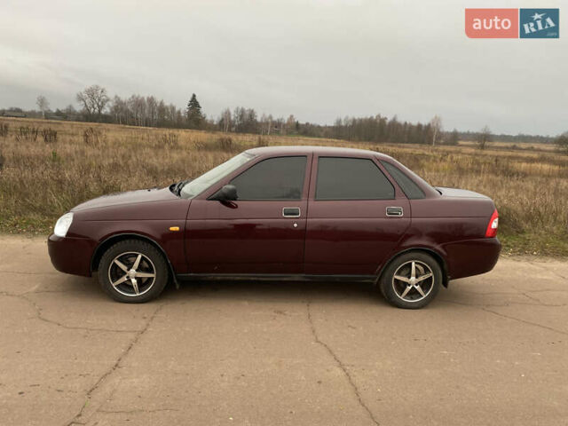 Красный ВАЗ 2170 Priora, объемом двигателя 1.6 л и пробегом 152 тыс. км за 3600 $, фото 4 на Automoto.ua