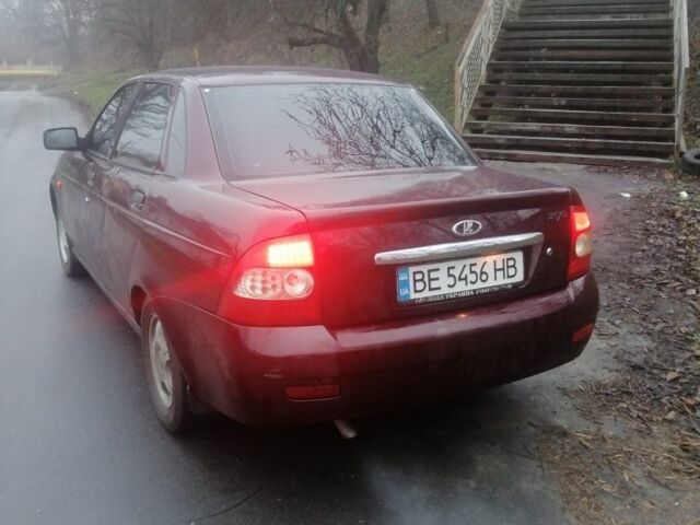 Красный ВАЗ 2170 Priora, объемом двигателя 1.6 л и пробегом 204 тыс. км за 1750 $, фото 8 на Automoto.ua